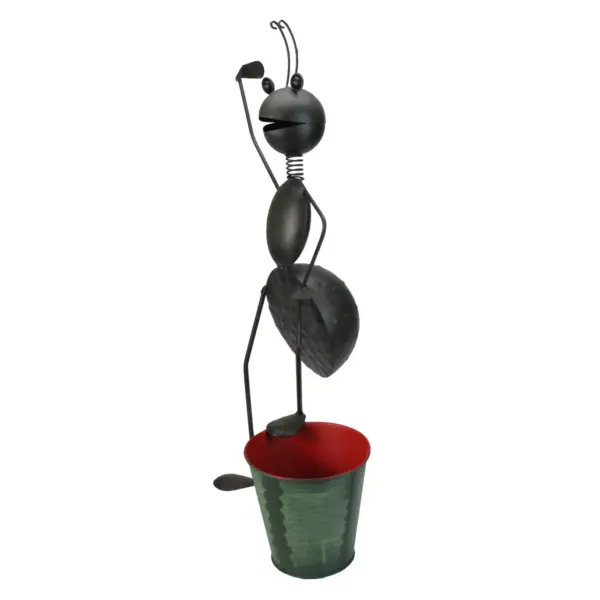 Northlight 26" Standing Garden Ant Spring Outdoor Planter - Brown/Green