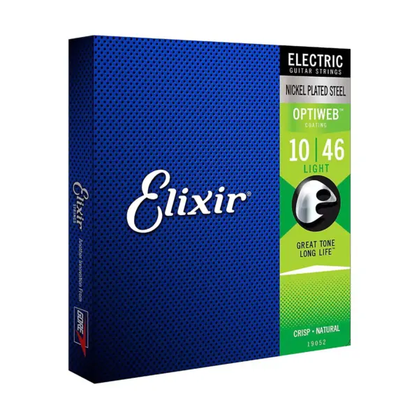 Elixir Electric Guitar Strings with OPTIWEB Coating, Light (.010-.046)