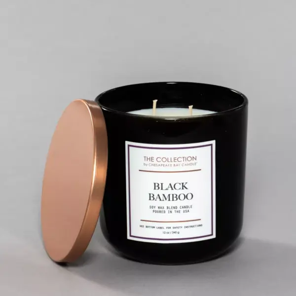 12oz Core Jar 2-Wick Candle Black Bamboo - Chesapeake Bay Candle