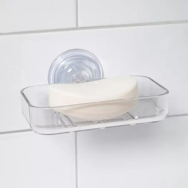 Suction Soap Dish Clear - Room Essentials™