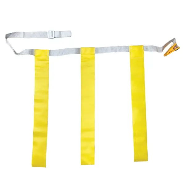 Champion Sports Flag Football Belts - Yellow  - Set of 12