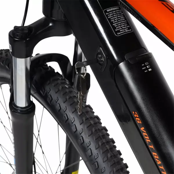 Hero Cycles 27.5" Mountain Electric Bike - Orange/Black