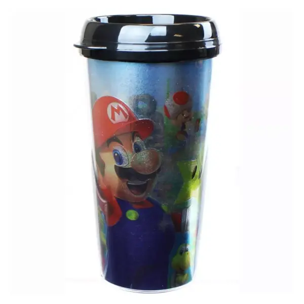 Just Funky Super Mario Party Foil Print 16oz Travel Mug