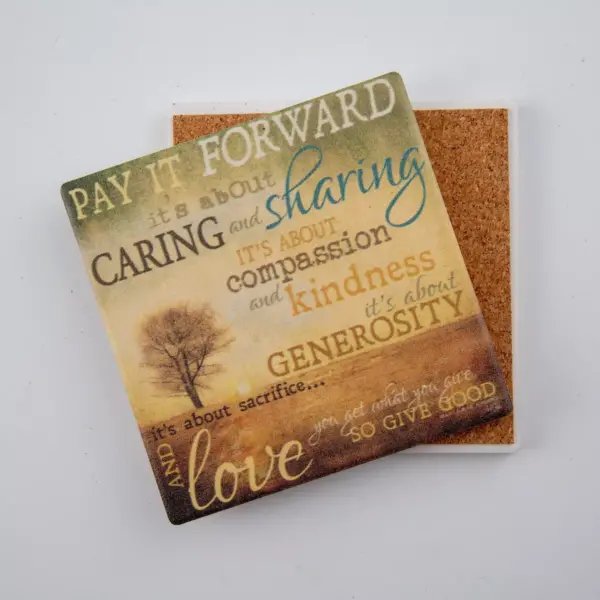 Thirstystone Pay It Forward 4 Piece Occasions Coaster Set