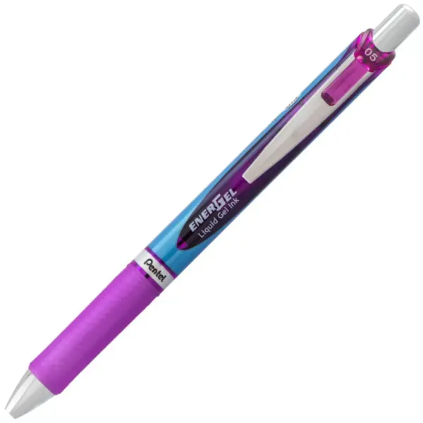 Pentel Energel 2ct Purple Retractable Gel Ink Pen