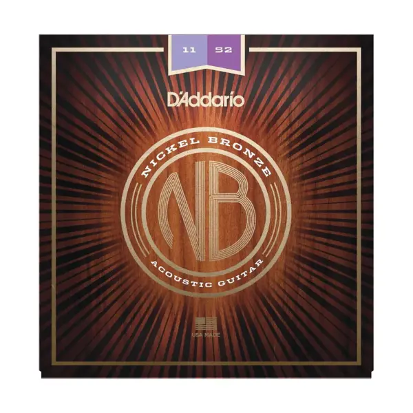 D'Addario NB1152 Nickel Bronze Custom Light Acoustic Strings