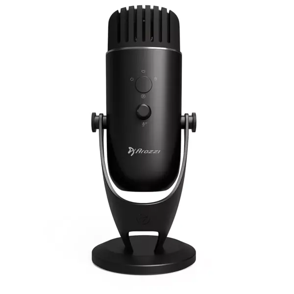 Arozzi Colonna USB Microphone for Streaming and Gaming - Black (COLONNA-BLACK)