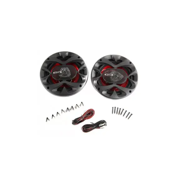 BOSS CH6520 CHAOS 6.5" 250W 2-Way Car Coaxial Audio Speakers Red PAIR