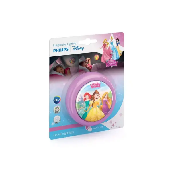 Philips Disney LED Night Light w/ Philips Disney Princess Lamp (2 Pack)