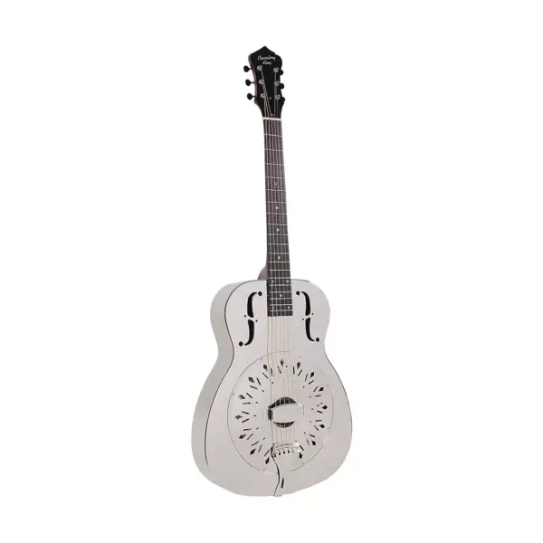 Recording King RM-998-D Metal Body Resonator, Style-0 Nickel-Plated