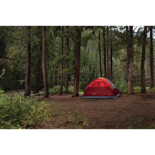 Coleman Flatwoods II 4 Person Tent - Red