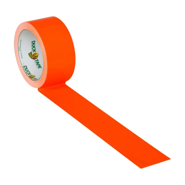 Duck 1.88" x 15yd Duct Industrial Tape Neon Orange