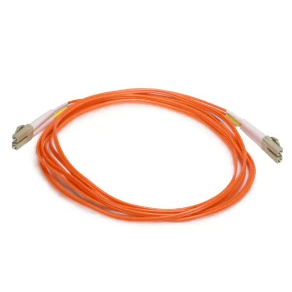 Monoprice Fiber Optic Cable - 20 Meter - Orange | LC/LC, OM1, Multi Mode, Duplex  (62.5/125 Type)