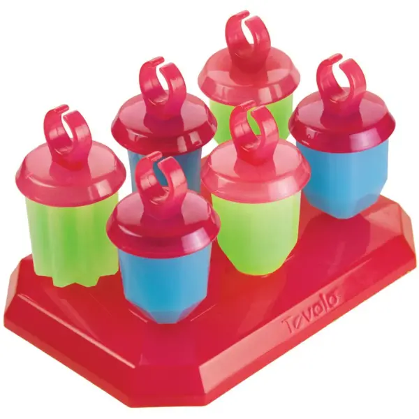 Tovolo Jewel Pop Molds (Set of 6) Fuchsia