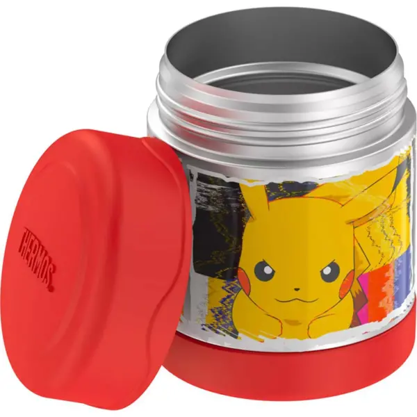 THERMOS FUNTAINER 10 Ounce Stainless Steel Kids Food Jar, Pokémon