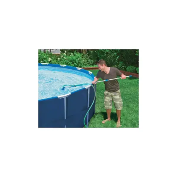 Intex 28002E Cleaning Maintenance Swimming Pool Kit with Vacuum, Surface Skimmer, and Telescoping Pole for Above Ground Pools (Pool Sold Separately)