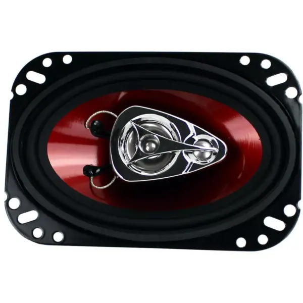 2) New BOSS CH4630 4"x 6" 250W 3-Way Car Audio Coaxial Speakers Stereo Red 4 Ohm