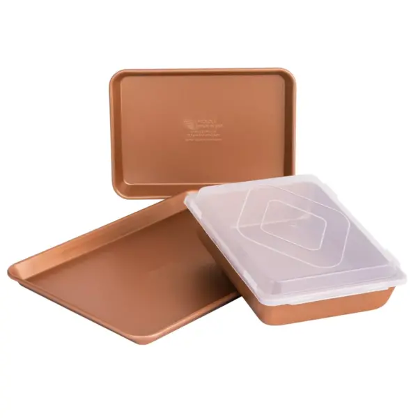 FamilyTraditions 4pc Copper Bakeware Set