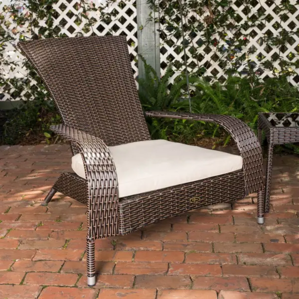 Coconino 3pc Wicker Patio Chat Set - Balkene Home