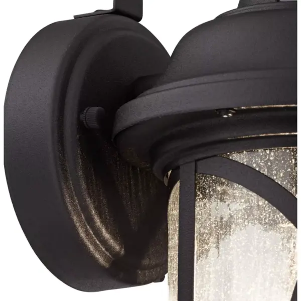 John Timberland Capistrano Black Motion Sensor Outdoor Lights Set of 2