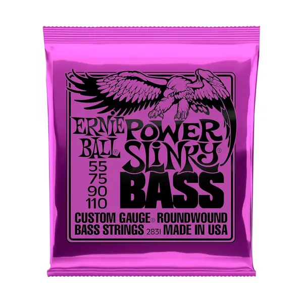 Ernie Ball 2831 Slinky Round Wound Power Bass Strings 2 Pack