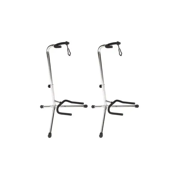 Proline Guitar Stand (2 Pack) Chrome