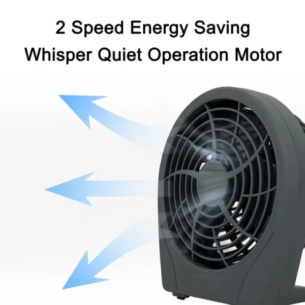 Optimus 6 in. Stylish 2 Speed Personal Fan