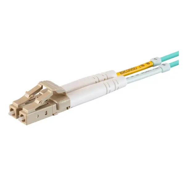 Monoprice OM3 Fiber Optic Cable - 20 Meters, LC/UPC-SC/UPC, Multi Mode, Duplex, 50/125 micrometer Type, 2.0mm, OFNR