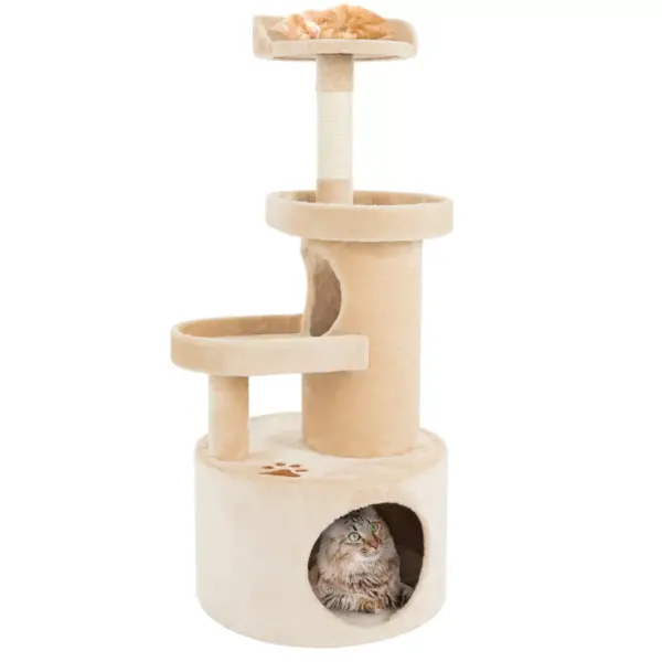 Pet Pal Cat 4-Tier Kitty Condo and Scratching Post