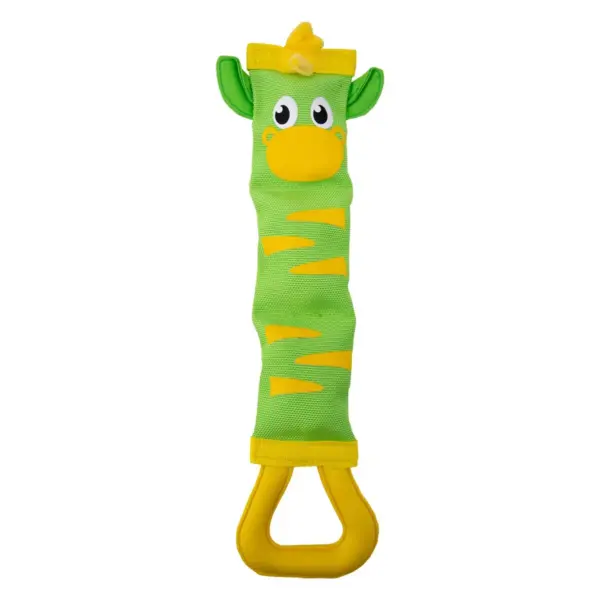 Outward Hound Fire Biterz Zebra Dog Toy - Green - L