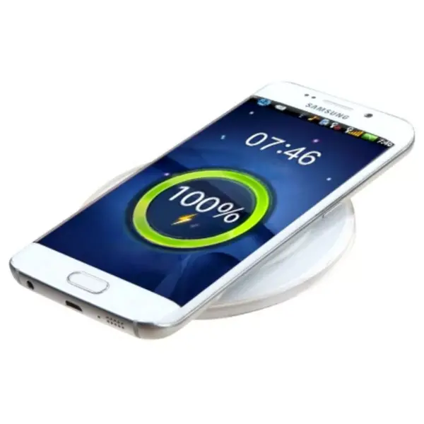 MYBAT Universal Wireless Charging Pad For iPhone Samsung Galaxy Phone, White