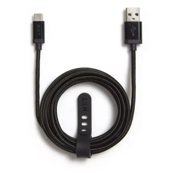 NXT Technologies Technologies 6 Ft. USB-C to USB-A Cable Blk NX54699