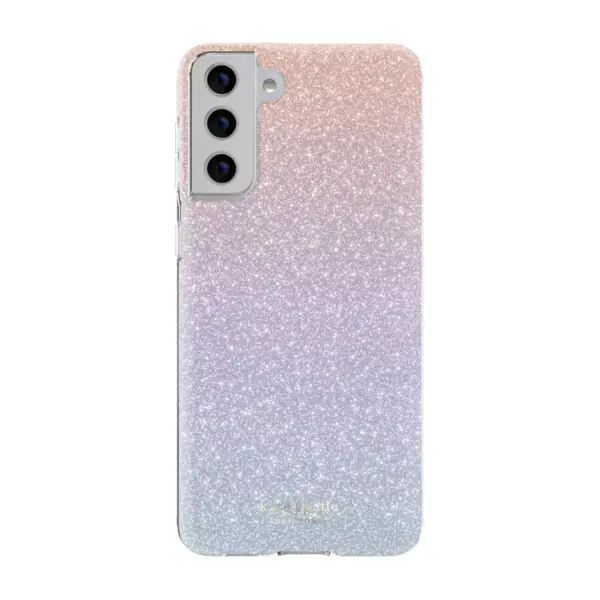 Kate Spade New York Protective Hardshell Case for Samsung Galaxy S21+ - Ombre Glitter