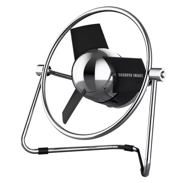 Sharper Image SBM1 Personal USB Fan with Soft Blades Black