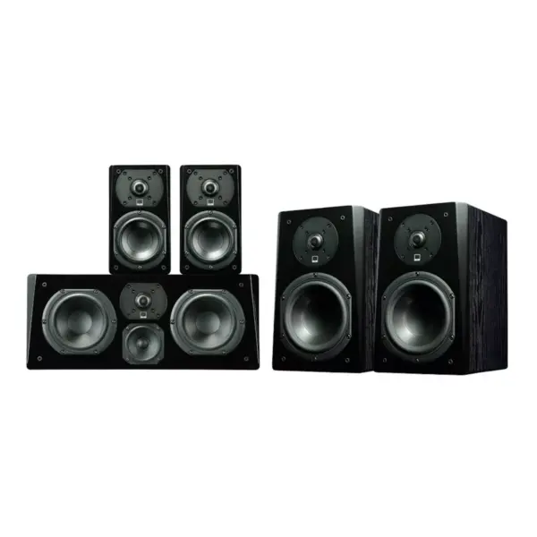 SVS Prime Bookshelf Surround System (Black Ash)