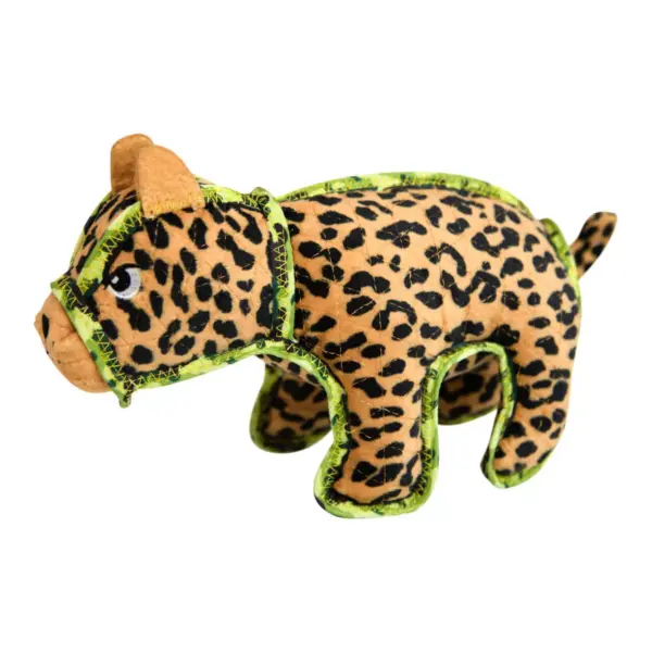 Outward Hound Xtreme Seamz Leopard Dog Toy - Tan - M