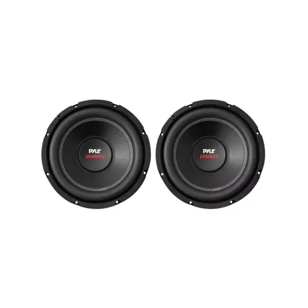 Pyle 12" 6400W 4-Ohm DVC Car Stereo Power Audio Subwoofer Set, 4pk | PLPW12D