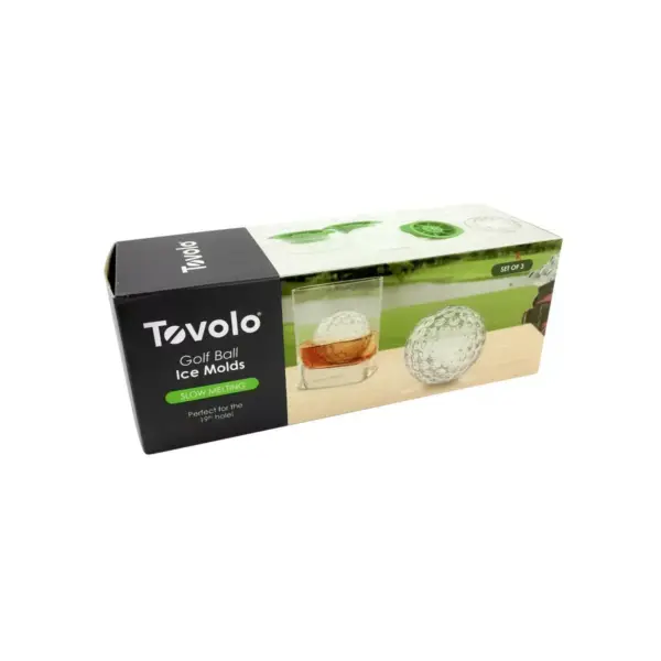 Tovolo Golf Ball Ice Molds (Set of 3) Green