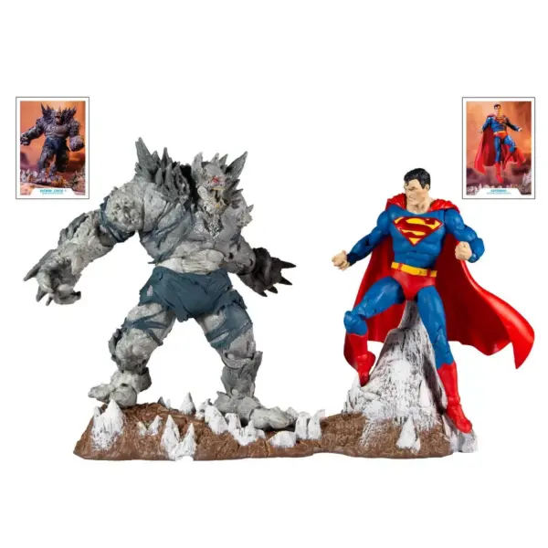 DC Comics 2pk Battle Scene - Superman vs Batman Earth -1