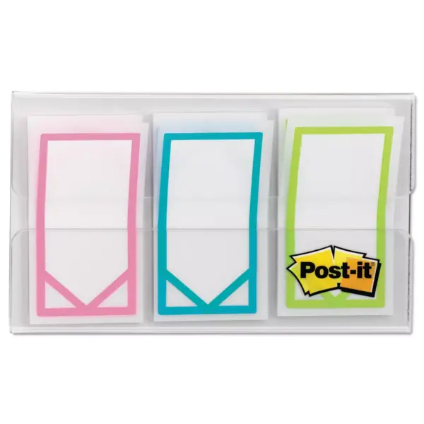 Post-it Arrow 1" Page Flags Three Assorted Bright Colors 60/Pack 682ARROW