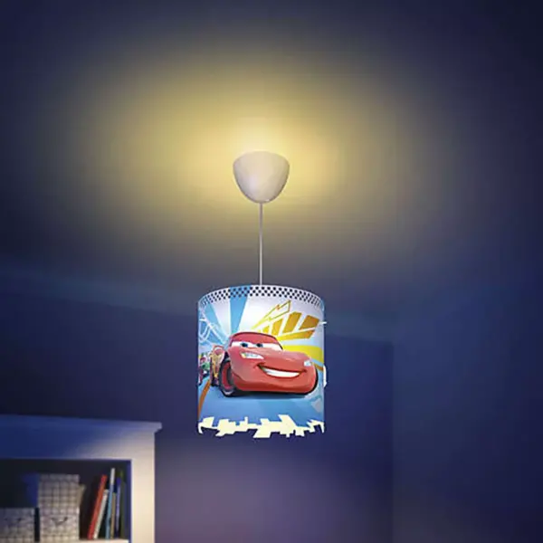 Philips Disney Pixar Cars McQueen Kids Ceiling Suspension Light Lampshade 2-Pack