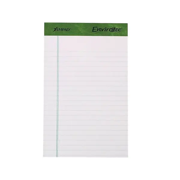 Earthwise by Ampad Notepads 5" x 8" College Ruled White 573671