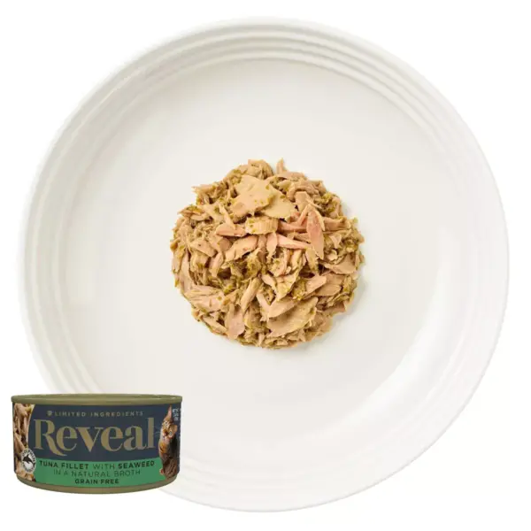 Reveal Grain Free Fish Selection In Broth Wet Cat Food - 2.47oz/12ct