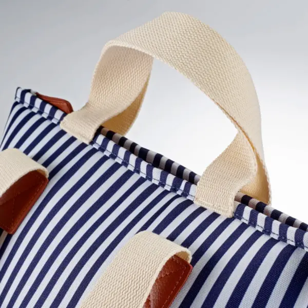 Fit & Fresh Foundry Wine 9.6qt Cooler Tote - Navy Stripe