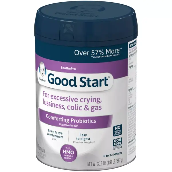 Gerber Good Start SoothePro Powder Infant Formula with Probiotics & HMO - 30.6oz