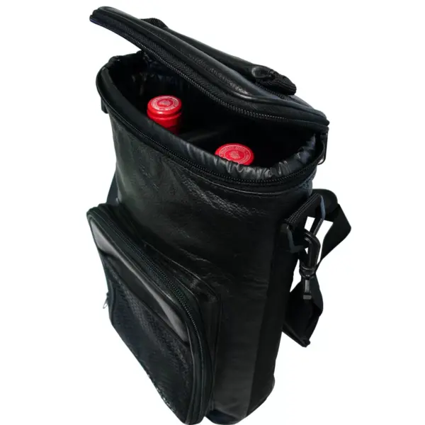 Vinotemp Leather Wine Carrier