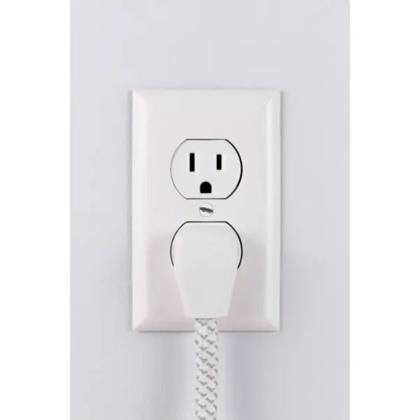 Philips 6-Outlet Surge Protector with 6ft Extension Cord, White