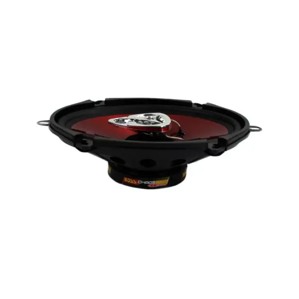 BOSS Audio Chaos 5x7" 300W 3-Way Car Coaxial Audio Stereo Speakers Red (4 Pair)