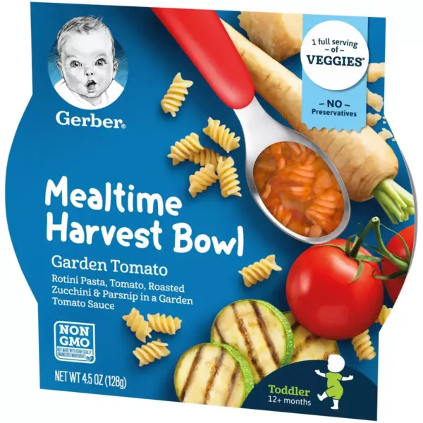 Gerber Mealtime Harvest Bowl Garden Tomato Baby Meals - 4.5oz