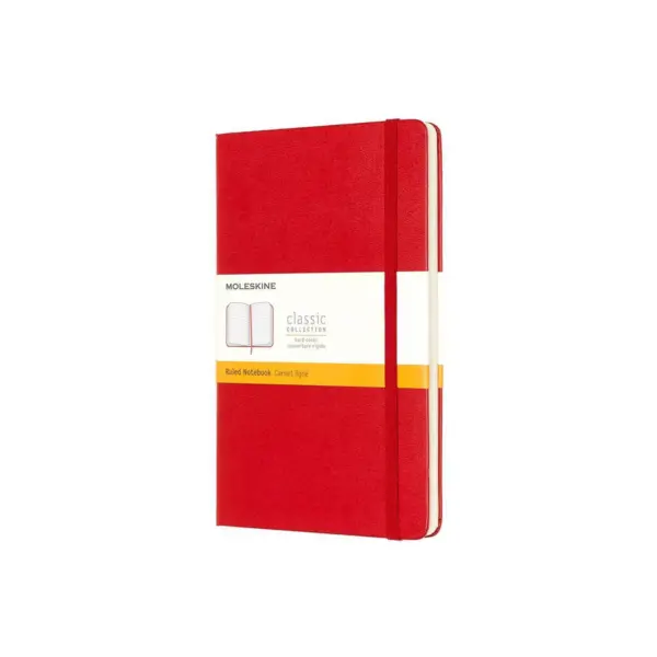 Moleskine Lined Professional Journal Large Red Hard Classic